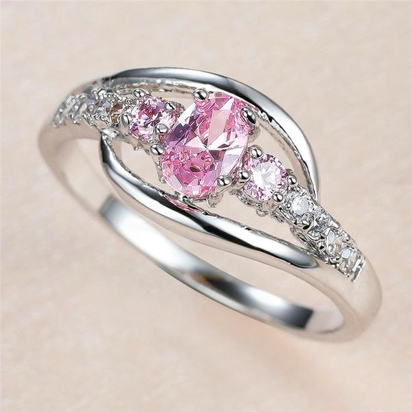 wedding rings cute female pink crystal stone ring charm silver color thin for women trendy promise oval zircon engagement, Slivery;golden
wedding rings cute female pink crystal stone ring charm silver color thin for women trendy promise oval zircon engagement, Slivery;golden