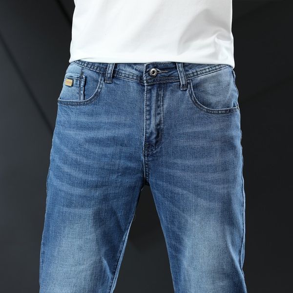 jean shan bao fit straight blue 2021 hard spring high-quality clothes cotton classic strain denim jeans 
jean shan bao fit straight blue 2021 hard spring high-quality clothes cotton classic strain denim jeans