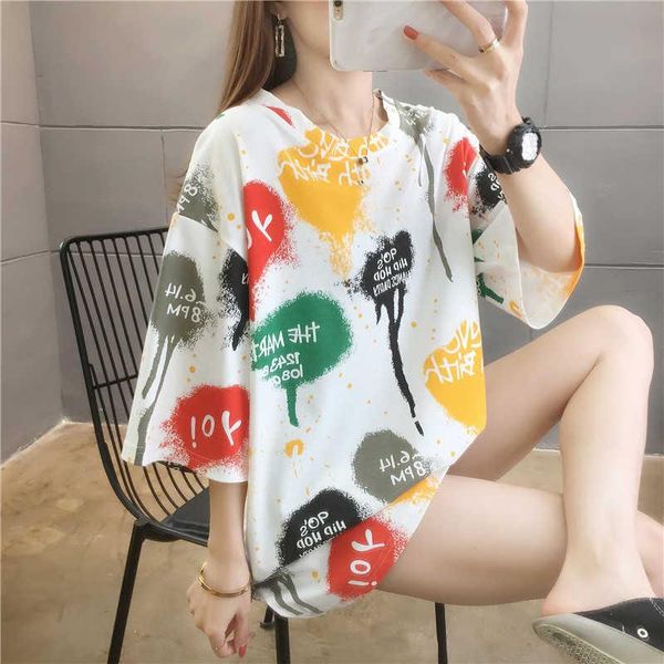 women's t-shirt 2021 summer short sleeve t shirt for women oversized letter t-shirts casual loose tshirt korean harajuku o neck female, White
women's t-shirt 2021 summer short sleeve t shirt for women oversized letter t-shirts casual loose tshirt korean harajuku o neck female, White