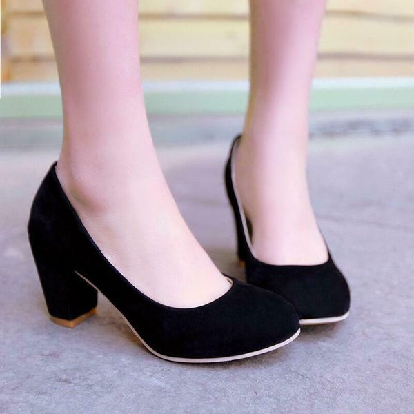 dress shoes womens mid heel block faux suede pumps slip on solid summer loafer single plus sz, Black
dress shoes womens mid heel block faux suede pumps slip on solid summer loafer single plus sz, Black