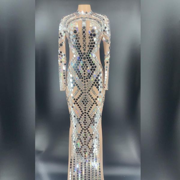 see through sequins rhinestone long dress mesh party celebration crystal women prom floor length stage costumes casual dresses, Black;gray
see through sequins rhinestone long dress mesh party celebration crystal women prom floor length stage costumes casual dresses, Black;gray