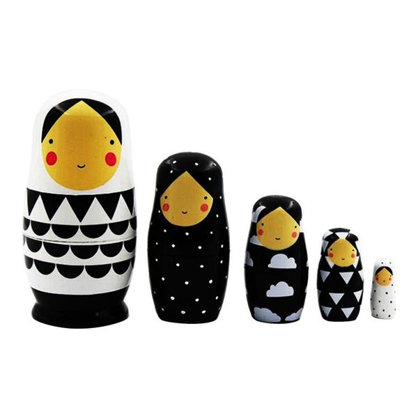 5pcs set russian nesting dolls wooden matryoshka doll handmade painted stacking collectible craft toy party favor
5pcs set russian nesting dolls wooden matryoshka doll handmade painted stacking collectible craft toy party favor