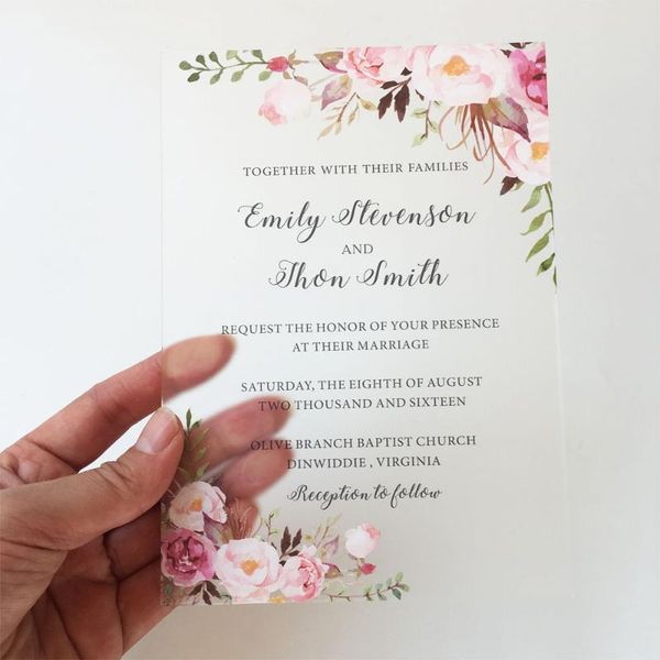 greeting cards customized 110pcs per lot watercolor style 5x7inch frosted acrylic wedding invitation ship to usa only
greeting cards customized 110pcs per lot watercolor style 5x7inch frosted acrylic wedding invitation ship to usa only