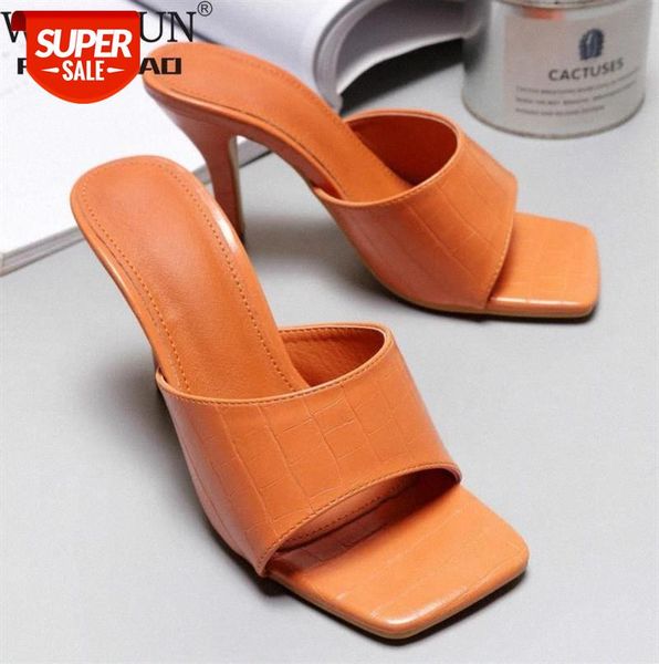 wdhkun 2021new summer european and american style office women's shoes stone pattern high heel square slippers size 35-42 #jw6b, Black
wdhkun 2021new summer european and american style office women's shoes stone pattern high heel square slippers size 35-42 #jw6b, Black