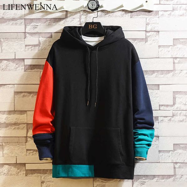 lifenwenna color block hoodies men sweatshirts brand clothing arrival patchwork hip hop hoodie men tracksuit streetwear 210528, Black
lifenwenna color block hoodies men sweatshirts brand clothing arrival patchwork hip hop hoodie men tracksuit streetwear 210528, Black