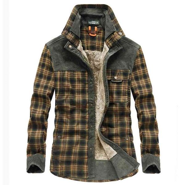 winter jacket men thicken warm fleece jackets coats pure cotton plaid jacket military clothes men chaquetas hombre size m-3xl 210818, Black;brown
winter jacket men thicken warm fleece jackets coats pure cotton plaid jacket military clothes men chaquetas hombre size m-3xl 210818, Black;brown