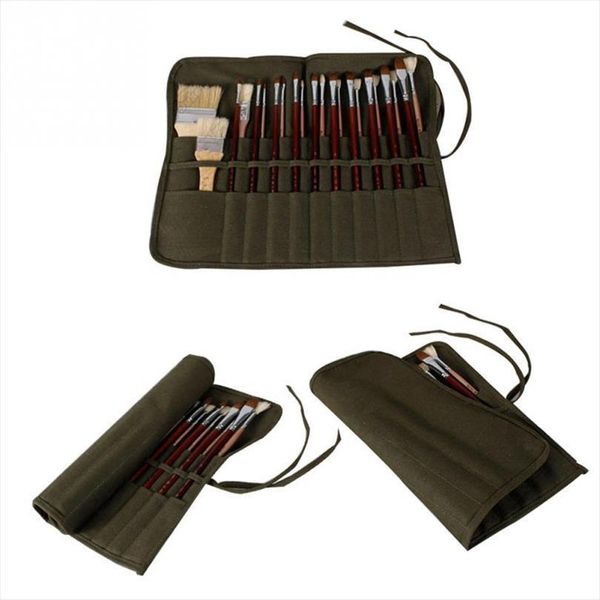 army green canvas paint cosmetic bag brushes for oil acrylic watercolor painting long wooden handle pouch brush storage stationery
army green canvas paint cosmetic bag brushes for oil acrylic watercolor painting long wooden handle pouch brush storage stationery