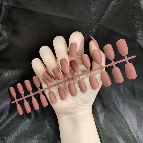 false nails 24pcs fake frosted matte coffin nail tips for extension manicure art wholesales press on ballet, Red;gold
false nails 24pcs fake frosted matte coffin nail tips for extension manicure art wholesales press on ballet, Red;gold