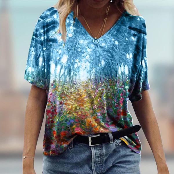 women casual summer t shirt girl 2021 loose t-shirt fashion short sleeve scenery printing pullover tshirts #t3p women's, White
women casual summer t shirt girl 2021 loose t-shirt fashion short sleeve scenery printing pullover tshirts #t3p women's, White