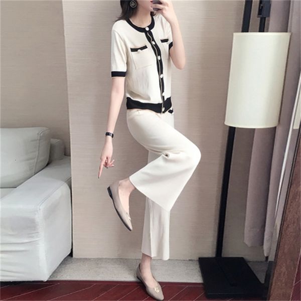 women's two piece pants women autumn cardigans suits knit long sleeve single breasted sweaters trousers sets for eleg, White
women's two piece pants women autumn cardigans suits knit long sleeve single breasted sweaters trousers sets for eleg, White