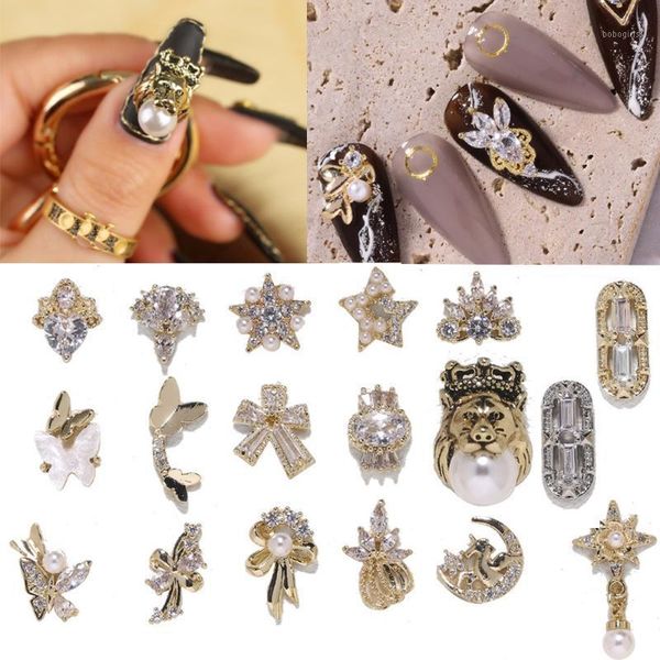 2pcs/lot zircon metal nail art pearl decoration luxury rhinestones golden color crystal charms jewelry diy decorations1, Silver;gold
2pcs/lot zircon metal nail art pearl decoration luxury rhinestones golden color crystal charms jewelry diy decorations1, Silver;gold