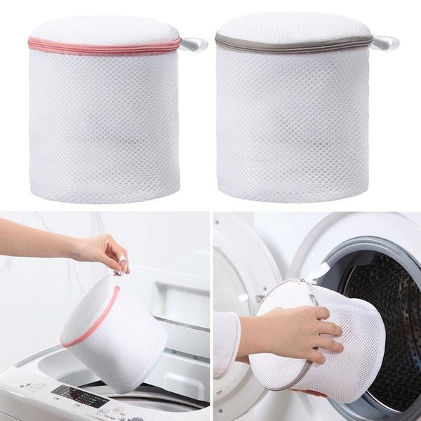 laundry bags 1pc 17*17cm polyester bra wash bag cylindrical zip net mesh sock washing machine basket lingerie storage
laundry bags 1pc 17*17cm polyester bra wash bag cylindrical zip net mesh sock washing machine basket lingerie storage