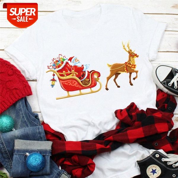 christmas santa claus print men's and women's t-shirt short shirt bottoming #hw4w, White
christmas santa claus print men's and women's t-shirt short shirt bottoming #hw4w, White