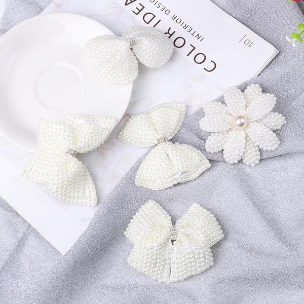 hair accessories white pearl bows with clips for girls kids boutique layers bling rhinestone center hairpins, Slivery;white
hair accessories white pearl bows with clips for girls kids boutique layers bling rhinestone center hairpins, Slivery;white