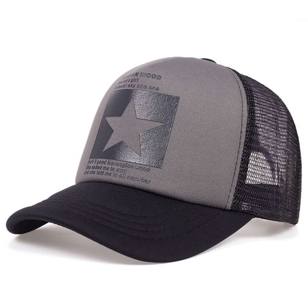 2021 luxury designer caps five pointed star printed baseball cap spring summer breathing net men women outdoor sunscreen hat adjustable wild, Blue;gray
2021 luxury designer caps five pointed star printed baseball cap spring summer breathing net men women outdoor sunscreen hat adjustable wild, Blue;gray