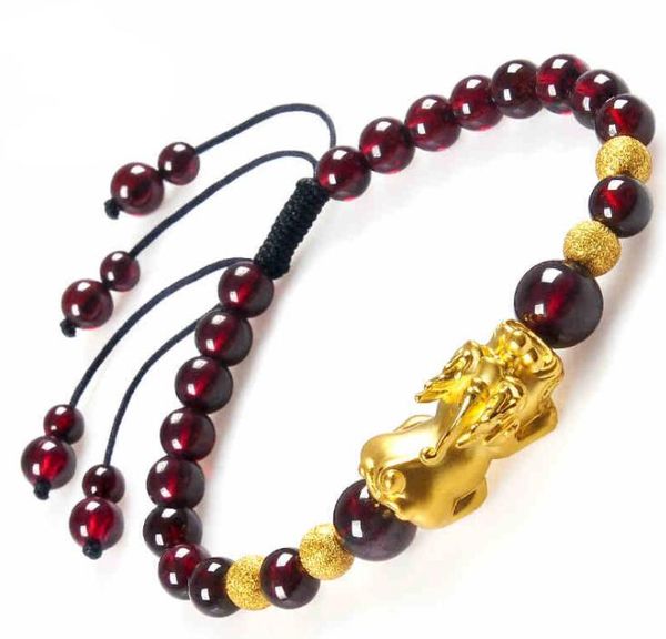 fashion pixiu natural stone bracelet hand woven lucky beaded crystal man hand string bracelet, Golden;silver
fashion pixiu natural stone bracelet hand woven lucky beaded crystal man hand string bracelet, Golden;silver