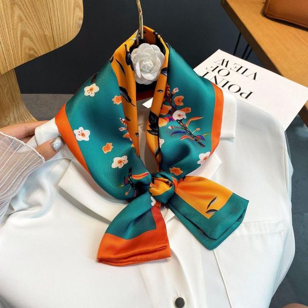 scarves 2021 silk scarf women neck hair soft neckerchife hijab head female foulard print office ladies handkerchief, Blue;gray
scarves 2021 silk scarf women neck hair soft neckerchife hijab head female foulard print office ladies handkerchief, Blue;gray