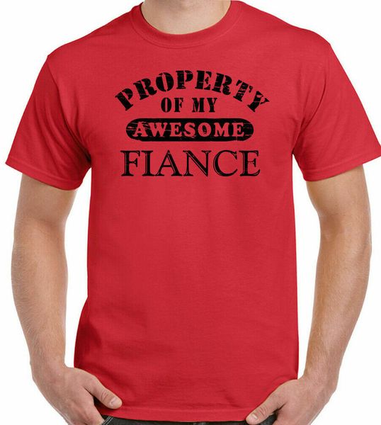 boyfriends shirt commitment property of my awesome funny man betrothed, White;black
boyfriends shirt commitment property of my awesome funny man betrothed, White;black