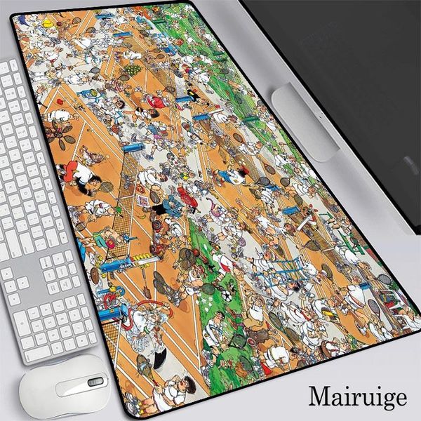 mouse pads & wrist rests funny cartoons large pad pc lapgaming accessories gamer computer decoration desk mat xxl anime mousepad keyboar