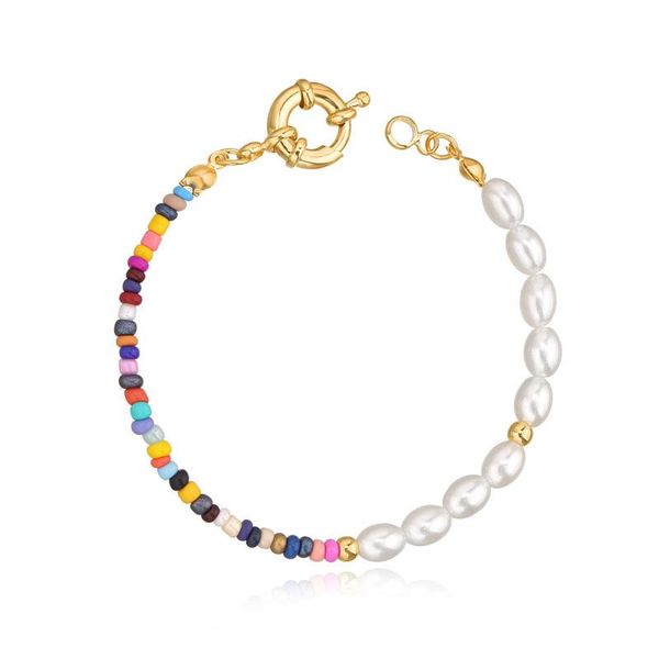 link, chain design colorful seed beads bracelets bohemian oval pearl for women beach jewelry party gifts drop, Black
link, chain design colorful seed beads bracelets bohemian oval pearl for women beach jewelry party gifts drop, Black