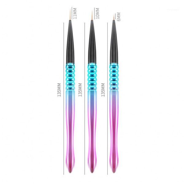 set uv gel drawing painting nail liner brush acrylic pen french gradient metal handle art diy tools nr501, Yellow
set uv gel drawing painting nail liner brush acrylic pen french gradient metal handle art diy tools nr501, Yellow