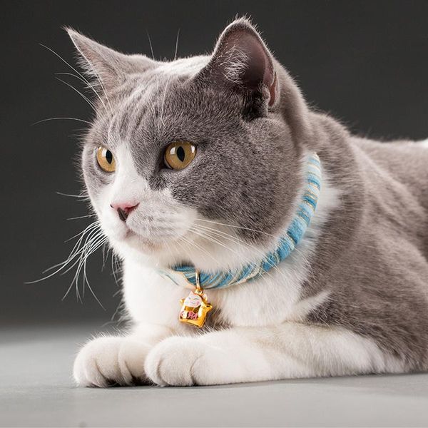 cat collars & leads handmade adjustable dog collar printed necktie necklace with bell for cats puppy kitten pet accessories
cat collars & leads handmade adjustable dog collar printed necktie necklace with bell for cats puppy kitten pet accessories