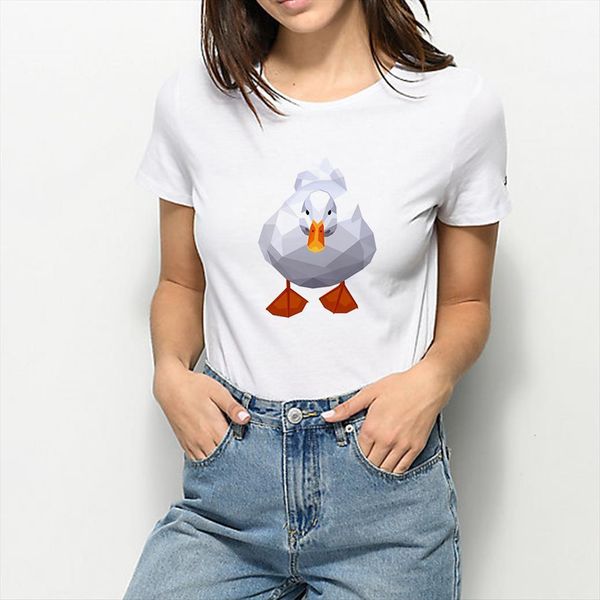 daily cute graphic duck women t shirt oversize animal harajuku vogue casual summer loose vintage elegant, White
daily cute graphic duck women t shirt oversize animal harajuku vogue casual summer loose vintage elegant, White