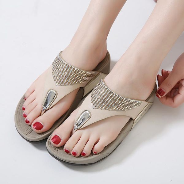 women slippers fashion casual flip flops summer beach shoes breathable sandals refreshing slippes crystal ladies, Black
women slippers fashion casual flip flops summer beach shoes breathable sandals refreshing slippes crystal ladies, Black