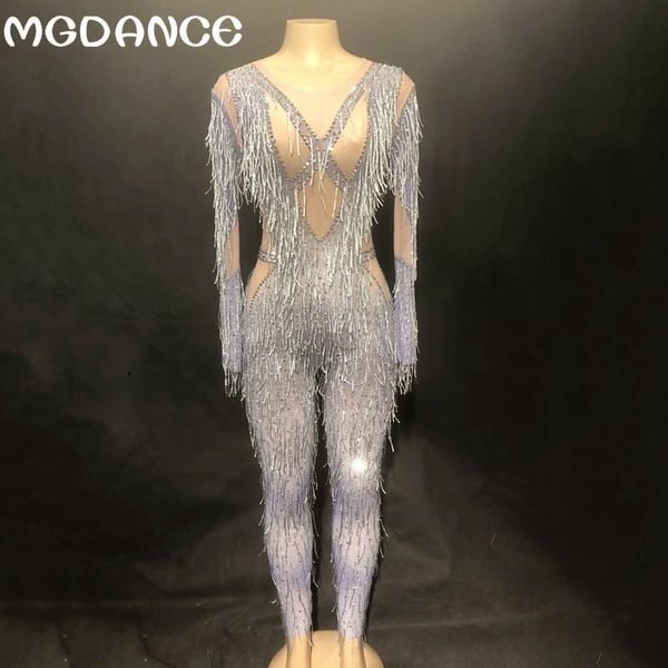 women's jumpsuits & rompers women mesh jumpsuit silver tassel bling sparkling crystals leotard nightclub party stage wear dancer singer, Black;white
women's jumpsuits & rompers women mesh jumpsuit silver tassel bling sparkling crystals leotard nightclub party stage wear dancer singer, Black;white