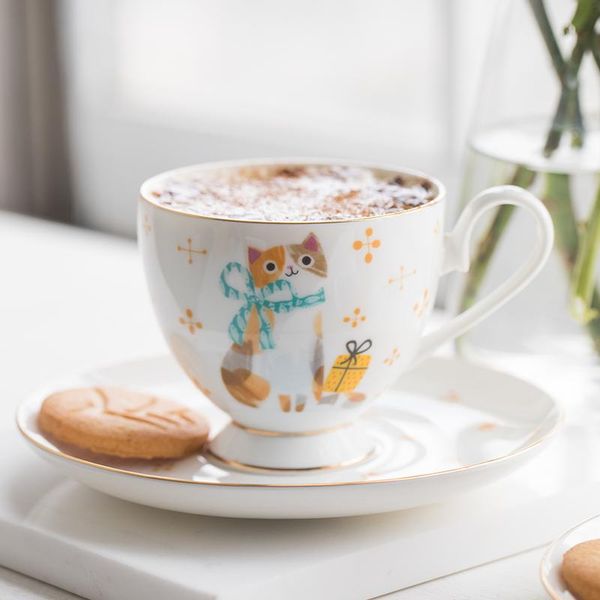 cups & saucers european-style creative cute coffee cup and saucer set high-quality ceramic gifts for couples small luxurious breakfast
cups & saucers european-style creative cute coffee cup and saucer set high-quality ceramic gifts for couples small luxurious breakfast