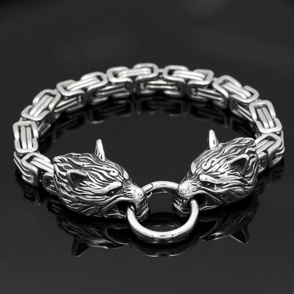 charm bracelets kdg western cowboy rock viking wolf bracelet men's fashion personality chain punk motorcycle jewelry, Golden;silver
charm bracelets kdg western cowboy rock viking wolf bracelet men's fashion personality chain punk motorcycle jewelry, Golden;silver
