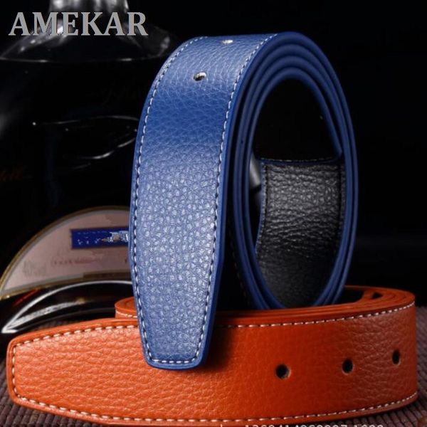 belts luxury genuine leather men belt pin buckle body smooth punching double-sided without, Black;brown
belts luxury genuine leather men belt pin buckle body smooth punching double-sided without, Black;brown