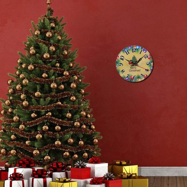 wall clocks christmas clock xmas party decorative round for bedroom living room without battery
wall clocks christmas clock xmas party decorative round for bedroom living room without battery