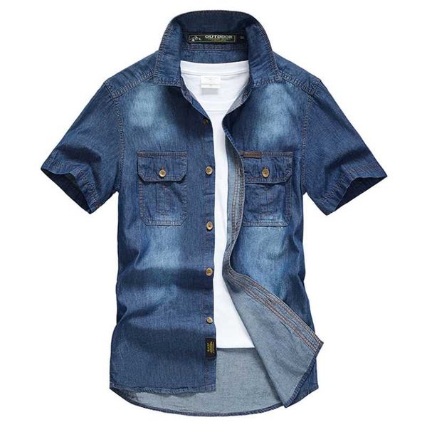 men's casual shirts short sleeve solid denim shirt classic pocket decoration t-shirt men business for work male summer my436, White;black
men's casual shirts short sleeve solid denim shirt classic pocket decoration t-shirt men business for work male summer my436, White;black