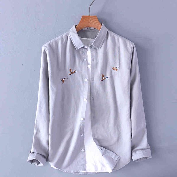 men's t-shirts design embroidery brand linen men long-sleeved casual gray shirt mens fashion shirts male overhemd camisa zhde, White;black
men's t-shirts design embroidery brand linen men long-sleeved casual gray shirt mens fashion shirts male overhemd camisa zhde, White;black