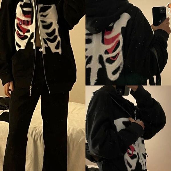 women's jackets y2k harajuku jacket hoodie women goth skull print black zip up sweatshirt coat oversized long sleeve hooded autumn fema, Black;brown
women's jackets y2k harajuku jacket hoodie women goth skull print black zip up sweatshirt coat oversized long sleeve hooded autumn fema, Black;brown