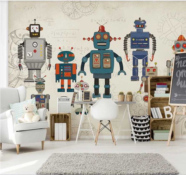 wallpapers custom 3d wallpaper mural nordic modern minimalist hand-painted cartoon robot children's interior decoration painting
wallpapers custom 3d wallpaper mural nordic modern minimalist hand-painted cartoon robot children's interior decoration painting