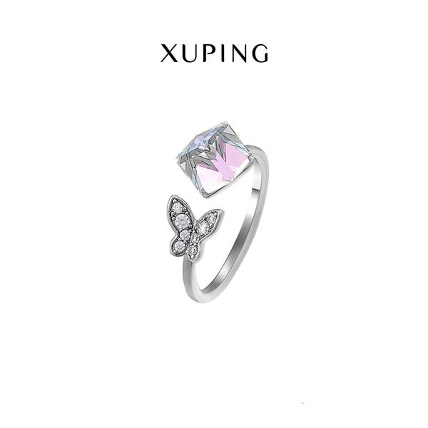 Xuping Jewelry, Chaoxianqi Butterfly, Sugar Crystal Ring, Female Jj - R19, Silver
Xuping Jewelry, Chaoxianqi Butterfly, Sugar Crystal Ring, Female Jj - R19, Silver