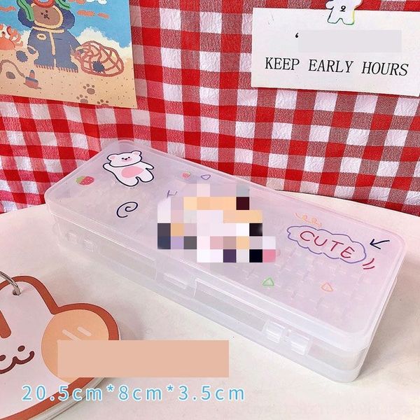 bga7 no pencil bags printing simple wind transparent storage bag double layer multifunctional pen box creative student stationery and stati
bga7 no pencil bags printing simple wind transparent storage bag double layer multifunctional pen box creative student stationery and stati