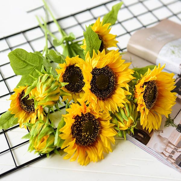 decorative flowers & wreaths wedding dried artificial sunflower simulation bouquet nordic home decoration yellow fake flower
decorative flowers & wreaths wedding dried artificial sunflower simulation bouquet nordic home decoration yellow fake flower