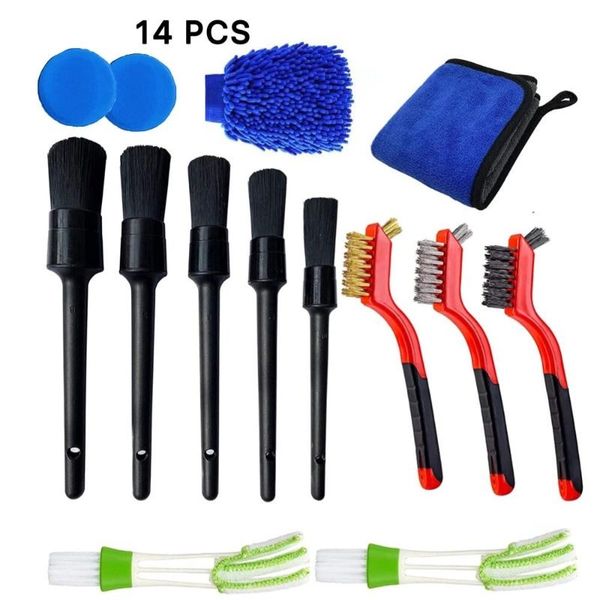 car sponge 14pcs cleaning set gap brush with wire brush, air conditioner sponge, etc
car sponge 14pcs cleaning set gap brush with wire brush, air conditioner sponge, etc