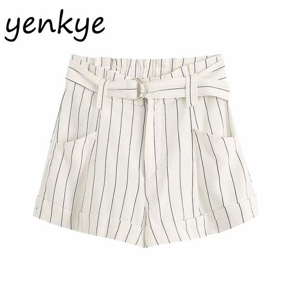 vintage striped shorts women with belt high waist casual short femme double pocket summer pantalones cortos mujer bbwm2370 women's, White;black
vintage striped shorts women with belt high waist casual short femme double pocket summer pantalones cortos mujer bbwm2370 women's, White;black