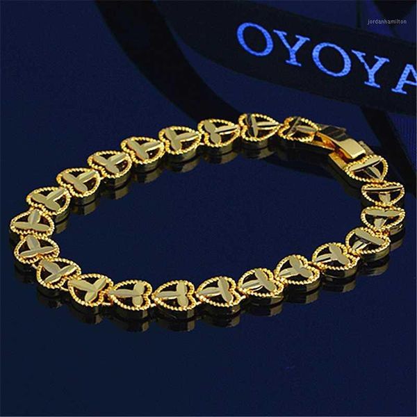 fashion classic golden bracelet temperament female models wild love clover golden bracelet jewelry chain1, Golden;silver
fashion classic golden bracelet temperament female models wild love clover golden bracelet jewelry chain1, Golden;silver
