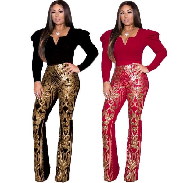 women's pants & capris women fashion bling sequin flare high waist holiday, Black;white
women's pants & capris women fashion bling sequin flare high waist holiday, Black;white
