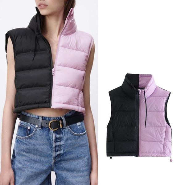 women's tanks & camis 2021 fall winter vest coat fashion casual sports stand-up collar contrast zipper sleeveless waistcoat jacket pl98, White
women's tanks & camis 2021 fall winter vest coat fashion casual sports stand-up collar contrast zipper sleeveless waistcoat jacket pl98, White