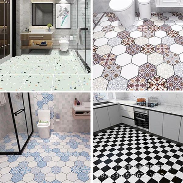 bathroom kitchen toilet floor stickers waterproof self-adhesive wallpaper ground non-slip balcony tiles thick and wear-resistant wallpapers
bathroom kitchen toilet floor stickers waterproof self-adhesive wallpaper ground non-slip balcony tiles thick and wear-resistant wallpapers