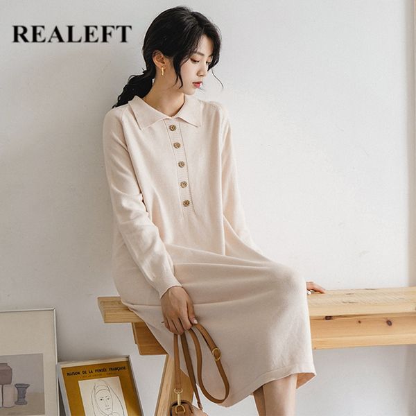 women knitting dress solid color natural waist turn down collar knit wear warm winter midi female 210428, Black;gray
women knitting dress solid color natural waist turn down collar knit wear warm winter midi female 210428, Black;gray