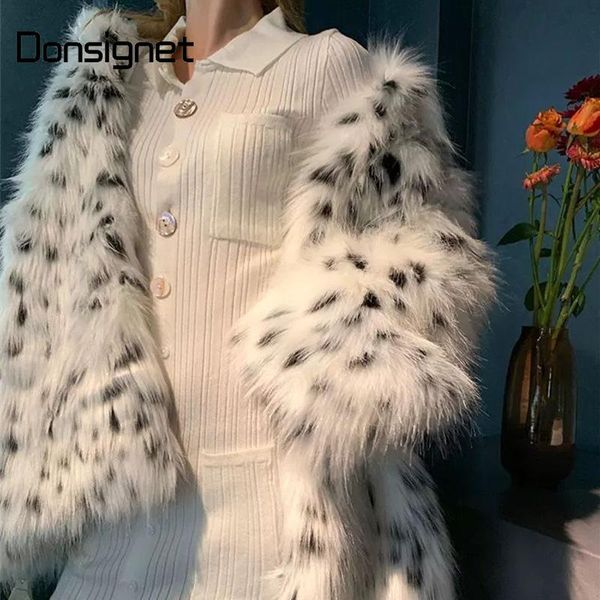 women's fur & faux autumn winter mid-length overcoat for women fashion cuteness leopard print loose furry coat, Black
women's fur & faux autumn winter mid-length overcoat for women fashion cuteness leopard print loose furry coat, Black