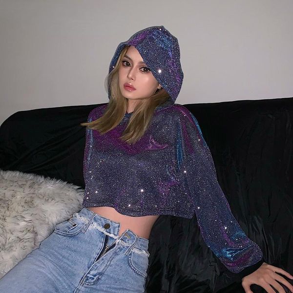 women's hoodies & sweatshirts casual glitter crop sweatshirt autumn long sleeve loose women harajuku korean sweat shirt party club 2021, Black
women's hoodies & sweatshirts casual glitter crop sweatshirt autumn long sleeve loose women harajuku korean sweat shirt party club 2021, Black