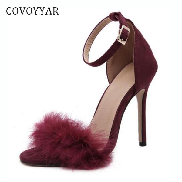 dress shoes covoyyar 2021 cute fur women high heels extremely heel ankle-wrap buckle pumps thin wedding whh566, Black
dress shoes covoyyar 2021 cute fur women high heels extremely heel ankle-wrap buckle pumps thin wedding whh566, Black